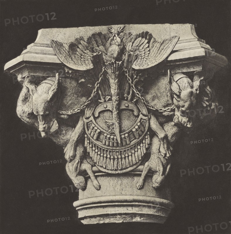 Noveau Louvre, Manège, Édouard Baldus, French, born Germany, 1813 - 1889, Paris, France; about 1868; Heliogravure; Sheet: 45