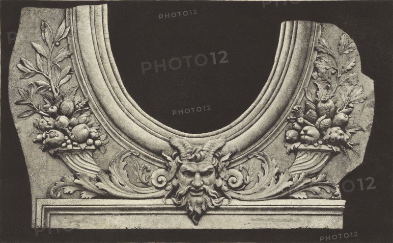 Escalier de la Bibliothêque; Édouard Baldus, French, born Germany, 1813 - 1889, Paris, France; about 1868; Heliogravure