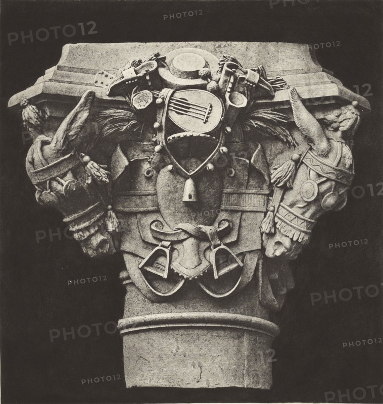 Nouveau Louvre, Manège, Édouard Baldus, French, born Germany, 1813 - 1889, Paris, France; about 1868; Heliogravure