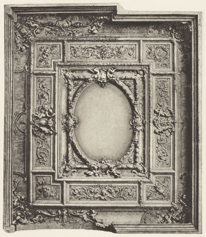 Ministère d'État, Plafond du Salon Théâtre, Édouard Baldus, French, born Germany, 1813 - 1889, Paris, France; about 1868