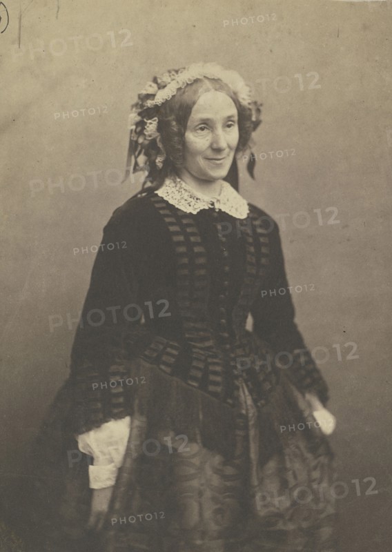 Madame Crémieux; Nadar, Gaspard Félix Tournachon, French, 1820 - 1910, 1856 - 1857; Salted paper print; 22.2 x 15.9 cm