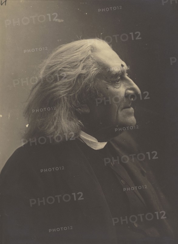 Franz Liszt; Nadar, Gaspard Félix Tournachon, French, 1820 - 1910, 1886; Gelatin silver print; 14.9 x 11 cm, 5 7,8 x 4 5,16 in