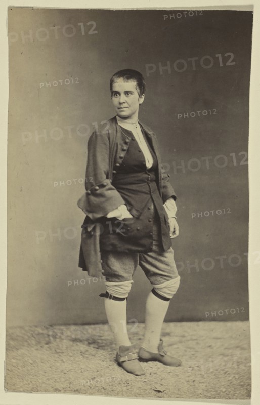 Marie Laurent; Nadar, Gaspard Félix Tournachon, French, 1820 - 1910, 1860 - 1861; Salted paper print; 21 x 13.2 cm 8 1,4 x 5 3
