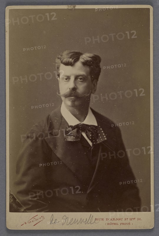 de Neuville, peintre; Nadar, Gaspard Félix Tournachon, French, 1820 - 1910, Paul Nadar, French, 1856 - 1939, 1878 - 1885