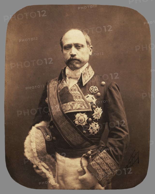 Maréchal Francisco Serrano; Nadar, Gaspard Félix Tournachon, French, 1820 - 1910, negative April 1857; print about 1861; Salted