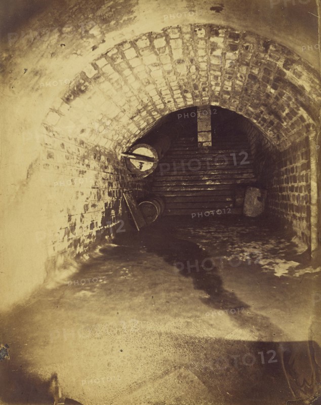 Galerie d'accès aux égouts; Nadar, Gaspard Félix Tournachon, French, 1820 - 1910, 1861; Albumen silver print