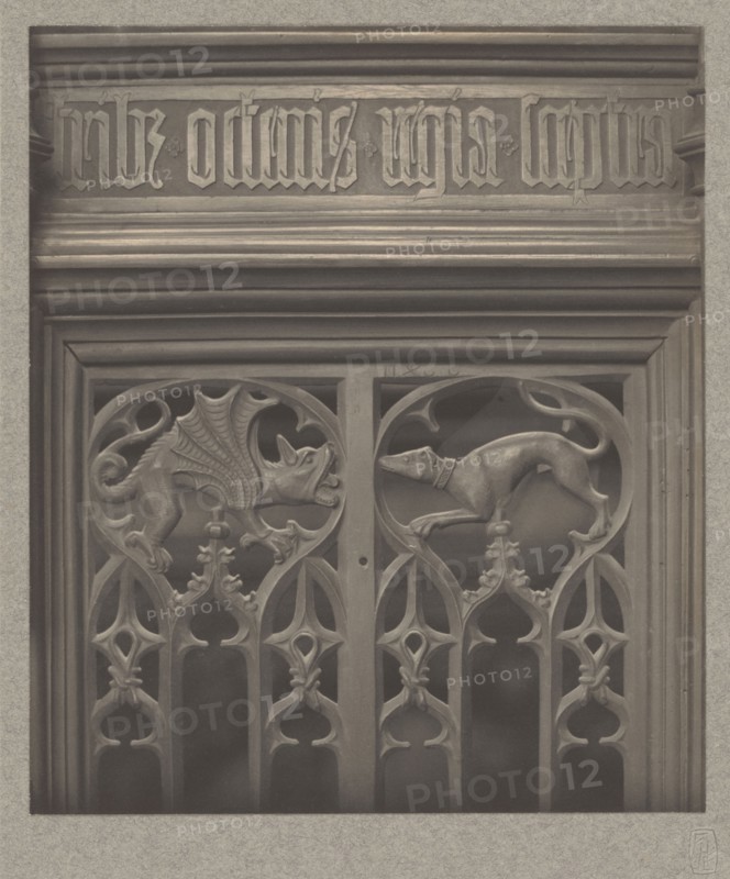 Westminster Abbey: Chapel of Henry VII. Detail of Bronze Tomb of Henry VII; Frederick H. Evans, British, 1853 - 1943, 1911