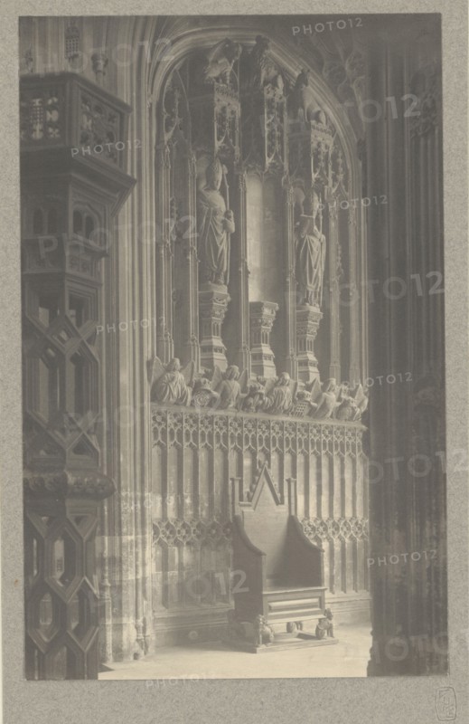 Westminster Abbey, Chapel of Henry VII; Frederick H. Evans, British, 1853 - 1943, 1911; Platinum print; 24.3 x 15.6 cm