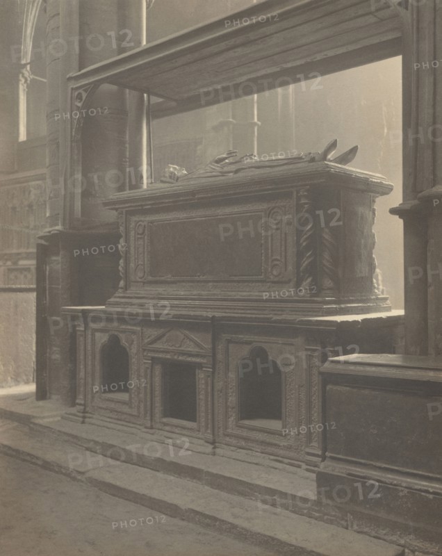 Westminster Abbey, Confessor's Chapel, Tomb of Henry III; Frederick H. Evans, British, 1853 - 1943, 1911; Platinum print