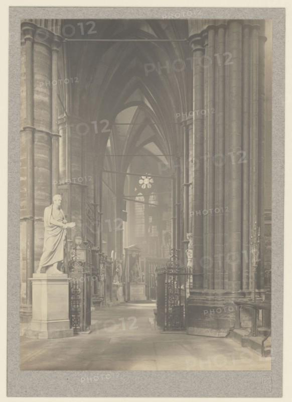 Westminster Abbey, North Ambulatory to East from the North Transept; Frederick H. Evans, British, 1853 - 1943, 1911; Platinum