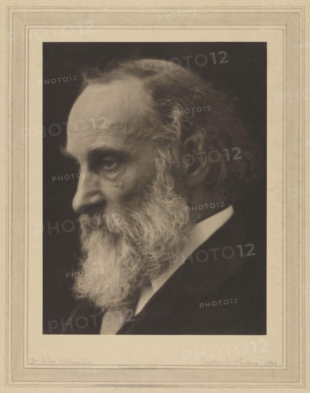 Dr. John Todhunter; Frederick H. Evans, British, 1853 - 1943, 1890; Platinum print; 23 x 17.6 cm, 9 1,16 x 6 15,16 in