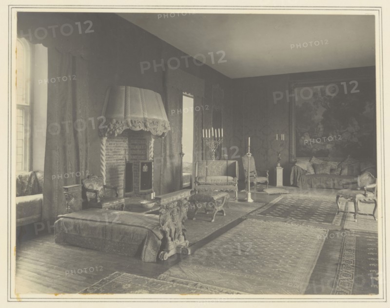 Herstmonceux Castle, Sussex: The Lady's Bower; Frederick H. Evans, British, 1853 - 1943, 1918; Platinum print; 18.1 x 23.3 cm