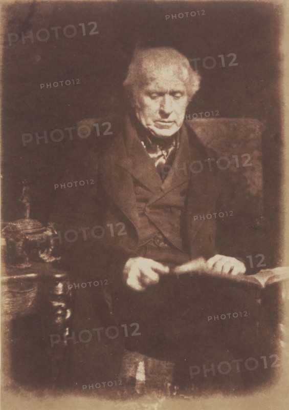 Sir David Brewster; Hill & Adamson, Scottish, active 1843 - 1848, 1843 - 1844; Salted paper print from a Calotype negative