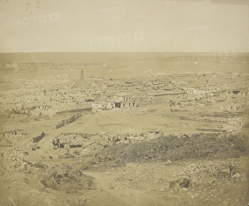 View of Sebastopol after the Fall, Taken from Malakoff; Robertson & Beato, British, 1854 - 1867, 1855 - 1856; Salted paper