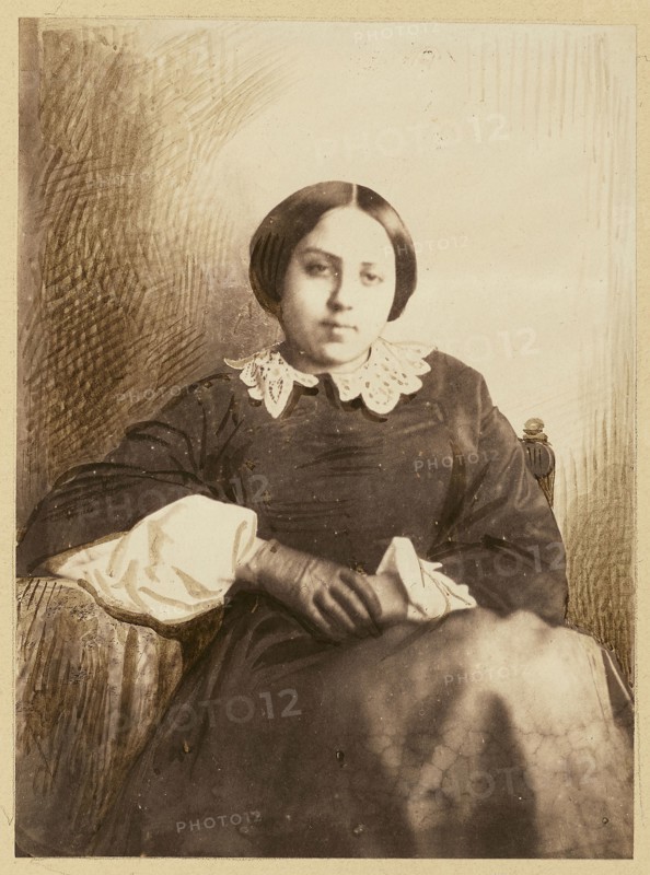 Portrait of a young lady, probably Cécile Devéria; Achille Devéria, French, 1800 - 1857, or Théodule Devéria French, 1831