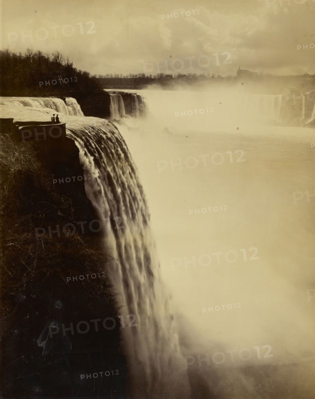 Niagara Falls; George Barker, American, 1844 - 1894, New York, United States; around 1888; Albumen silver print