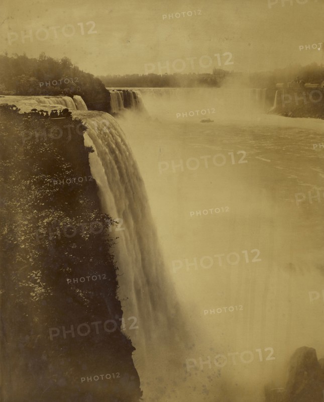 Niagara Falls; George Barker, American, 1844 - 1894, New York, United States; 1886; Albumen silver print