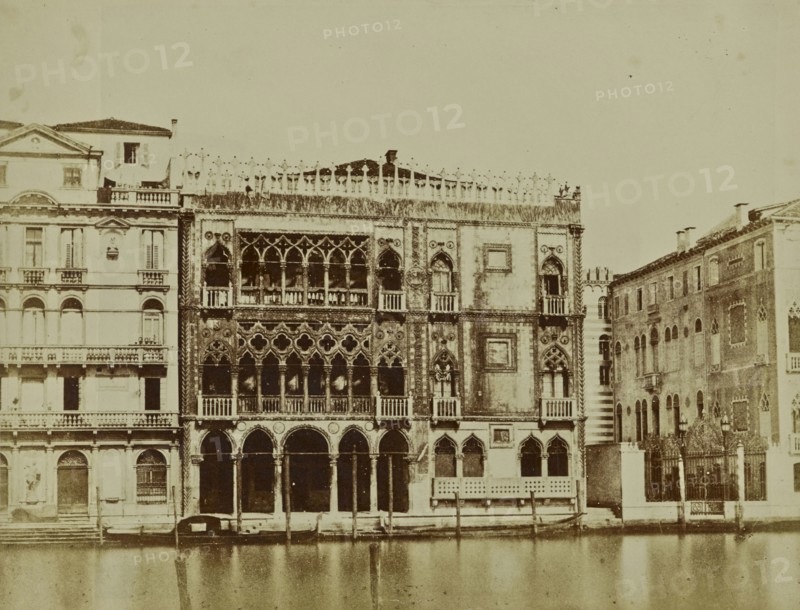 Ca d'Oro, Venice; Venice, Italy, Europe; about 1855 - 1865; Albumen silver print