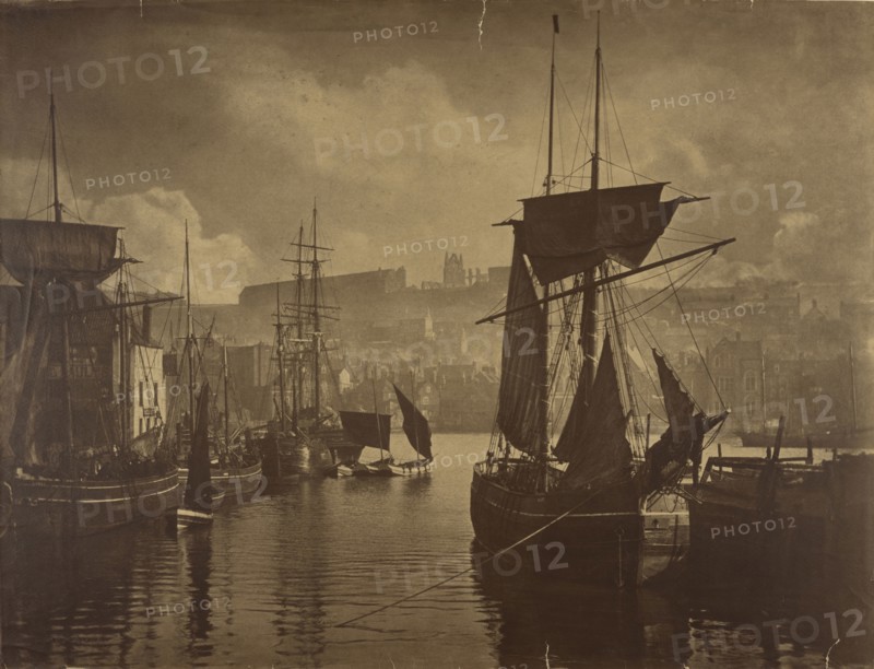 The Dock End, Whitby; Frank Meadow Sutcliffe, British, 1853 - 1941, Whitby, England; 1880; Gelatin silver print; 57.7 × 75.5 cm