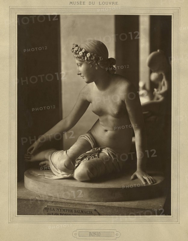 Musée du Louvre, Bosio; Adolphe Braun, French, 1811 - 1877, Paris, France; about 1866; Carbon print; 47 x 36 cm