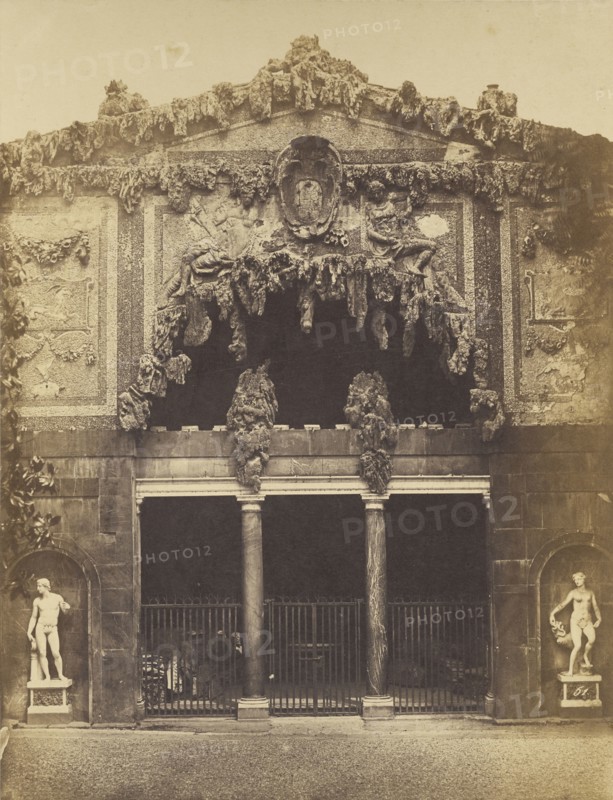 Cave at the Boboli Gardens; Fratelli Alinari, Italian, founded 1852, Florence, Italy; 1850s; Albumen silver print