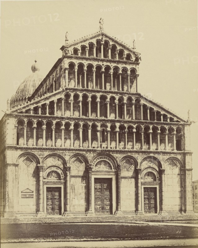 Church exterior; Fratelli Alinari, Italian, founded 1852, Florence, Italy; 1850s; Albumen silver print