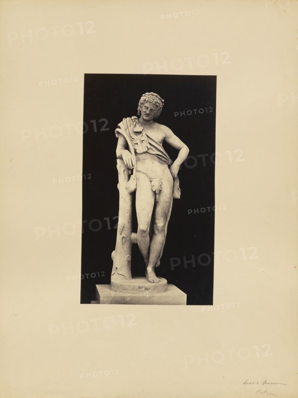 Leading Satyr; James Anderson, British, 1813 - 1877, Rome, Italy; about 1845 - 1855; Albumen silver print