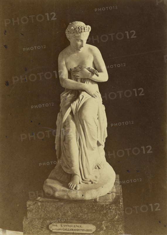 Innocence by Callamard; Tommaso Cuccioni, Italian, 1790 - 1864, Paris, France; about 1852 - 1864; Albumen silver print