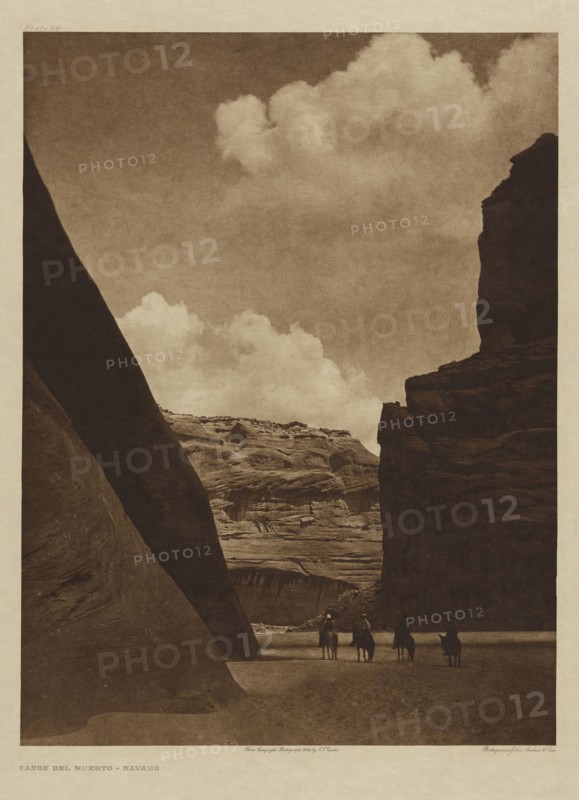 Canon del Muerto - Navajo; Edward S. Curtis, American, 1868 - 1952, 1906; Gravure; 39.8 x 29.8 cm 15 11,16 x 11 3,4 in