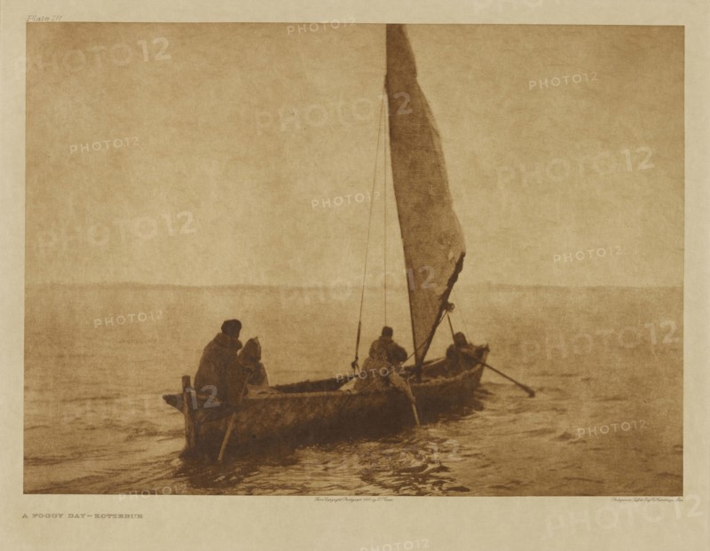 A Foggy Day - Kotzebue; Edward S. Curtis, American, 1868 - 1952, 1928; Gravure; 28.3 x 39.4 cm 11 1,8 x 15 9,16 in