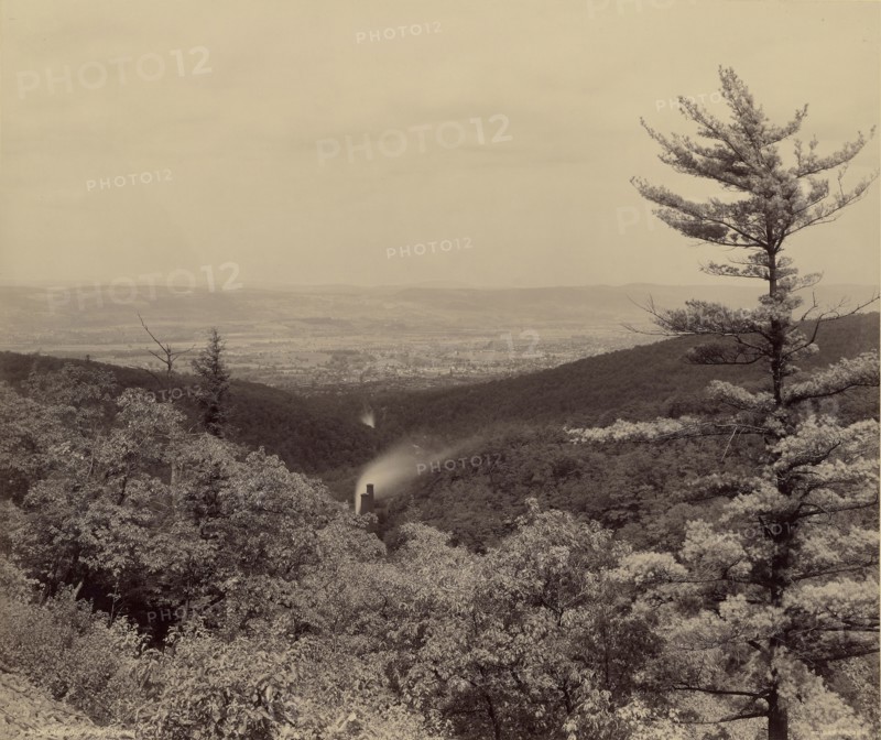 Wilkesbarre from Point Lookout. The Switzerland of America. Lehigh Valley Railroad; William H. Rau, American, 1855 - 1920, 1895