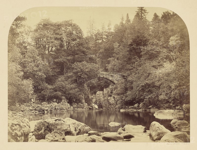 The Hermitage Bridge, Dunkeld; James Mudd, British, 1821 - 1906, Dunkeld, Scotland; 1854 - 1865; Albumen silver print