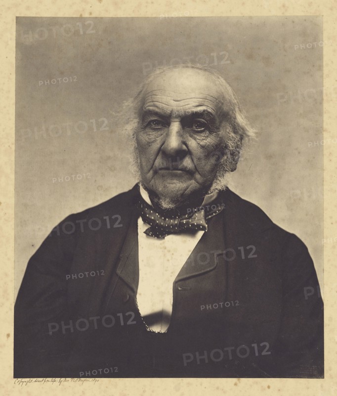 William Ewart Gladstone; Mrs. Eveleen W.H. Myers, British, 1856 - 1937, London, England; April 25, 1890; Platinum print; 28.4