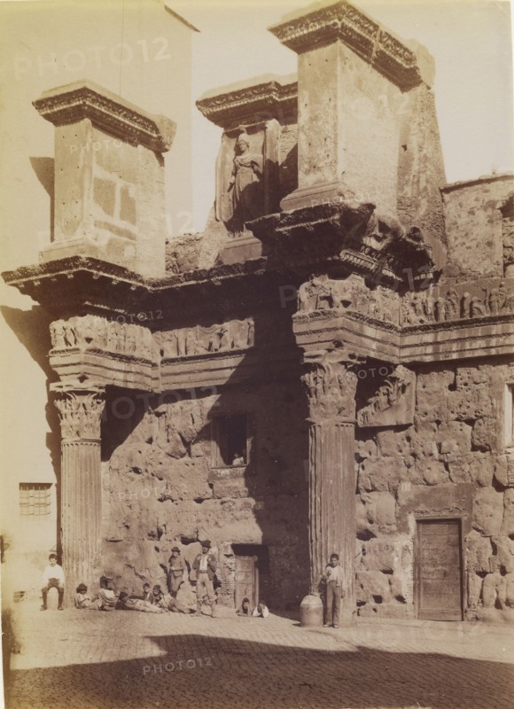 Baths of Caracalla; James Anderson, British, 1813 - 1877, about 1845 - 1877; Albumen silver print