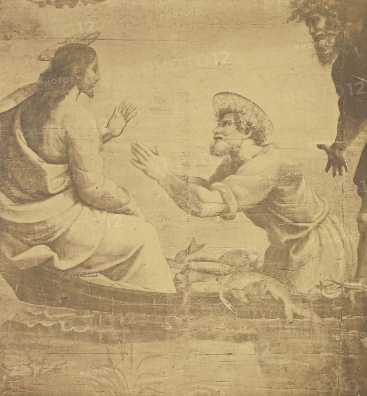 Raphael's Draught of the Fishes; Caldesi & Montecchi, British, active 1850s, London, England; about 1860; Albumen silver print