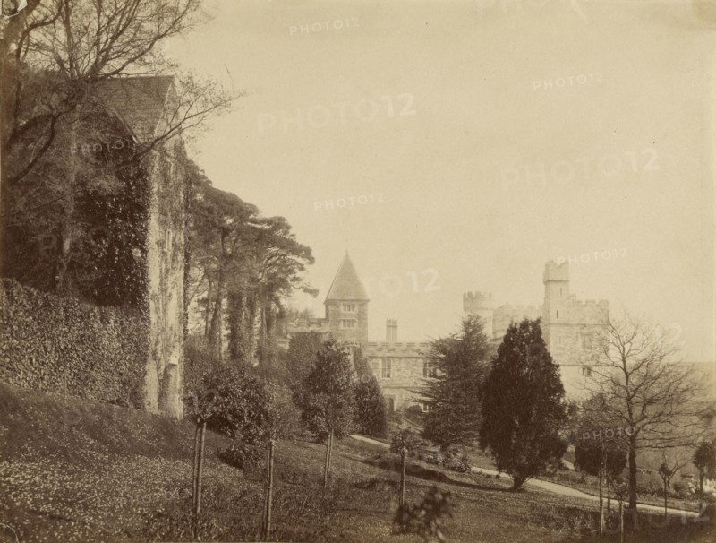 Lismore Castle; Francis Edmond Currey, British, 1814 - 1896, County Waterford, Ireland; about 1850s - 1860s; Albumen silver