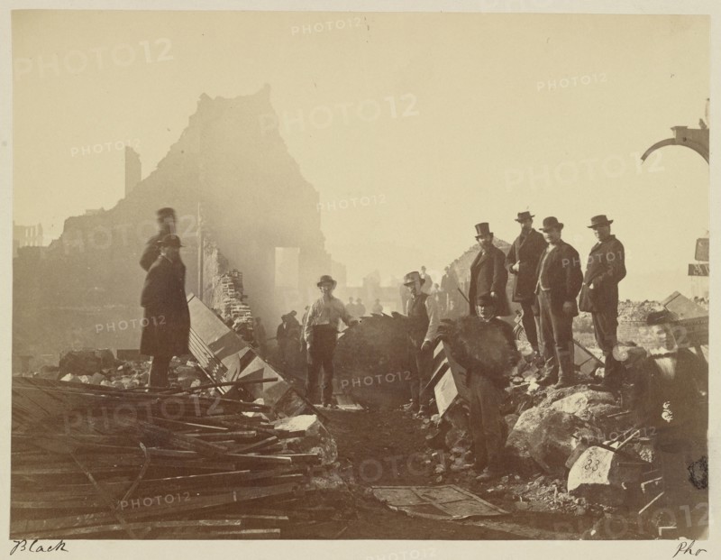 Hussey Wells & Co., Federal Street; James Wallace Black, American, 1825 - 1896, Boston, Massachusetts, United States; 1872