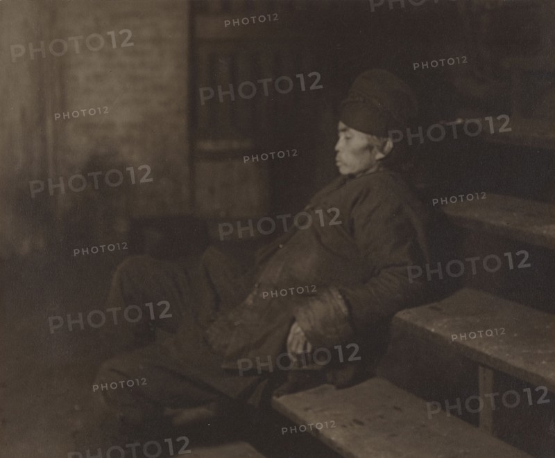 Opium Smoker, Chinatown, San Francisco,The Opium Fiend; Arnold Genthe, American, born Germany, 1869 - 1942, San Francisco
