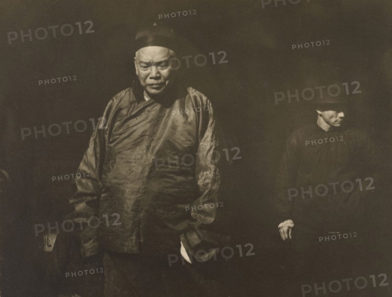 Merchant with Bodyguard; Arnold Genthe, American, born Germany, 1869 - 1942, San Francisco, California, United States