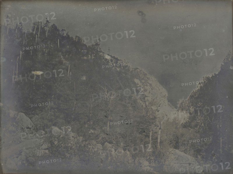 View of Crawford Notch, New Hampshire; Dr. Samuel A. Bemis, American, 1793 - 1881, about 1840; Daguerreotype