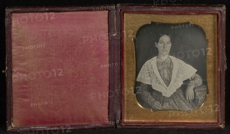 Portrait of a Seated Woman; American; about 1851; Daguerreotype