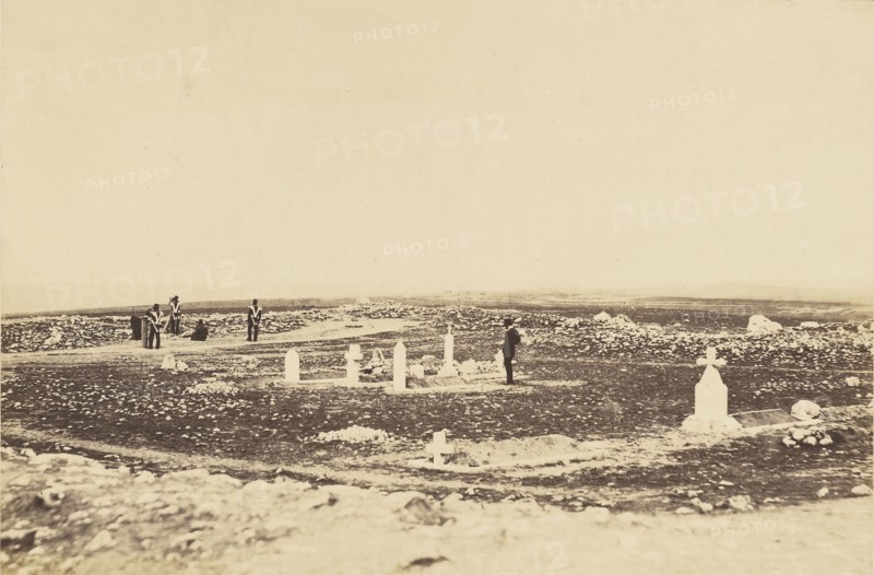 Plateau of Sebastopol X; Roger Fenton, English, 1819 - 1869, 1855; published January 1, 1856; Salted paper print; 21.6 × 32.7
