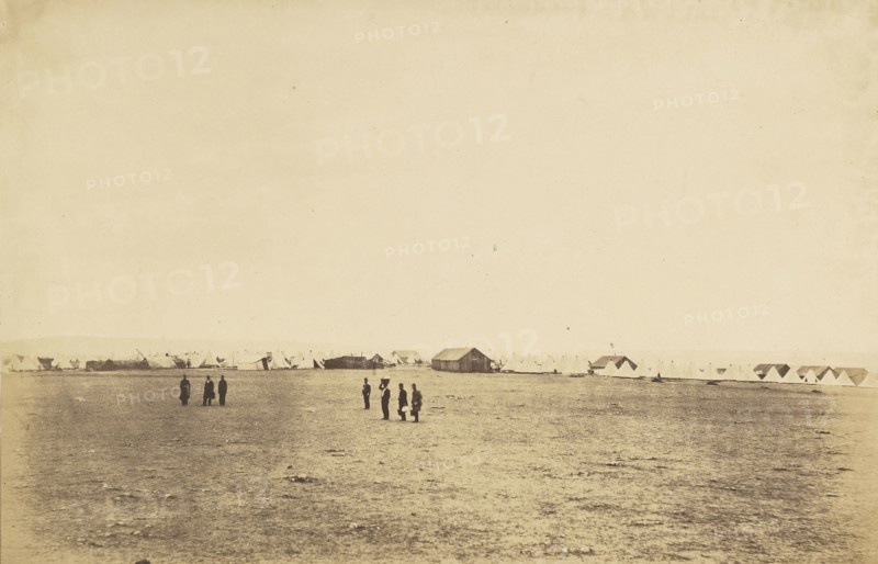 Plateau of Sebastopol VI; Roger Fenton, English, 1819 - 1869, 1855; published January 1, 1856; Salted paper print; 23.5 × 36.4