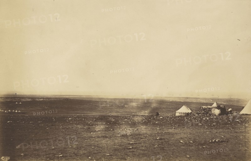 Plateau of Sebastopol VIII; Roger Fenton, English, 1819 - 1869, 1855; published January 1, 1856; Salted paper print; 22.2 × 34.
