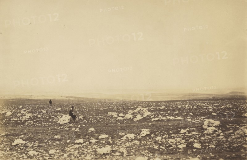 Plateau of Sebastopol IX; Roger Fenton, English, 1819 - 1869, 1855; published January 1, 1856; Salted paper print; 22.2 × 34.4