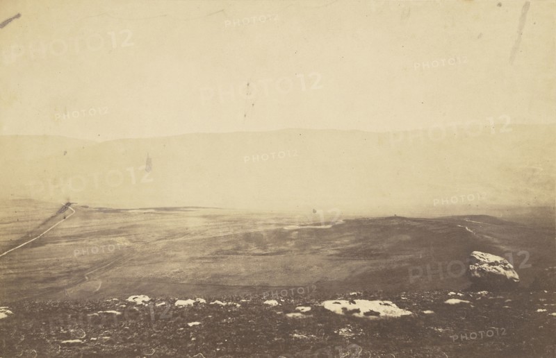 Plains of Balaklava IV; Roger Fenton, English, 1819 - 1869, 1855; published February 29, 1856; Salted paper print