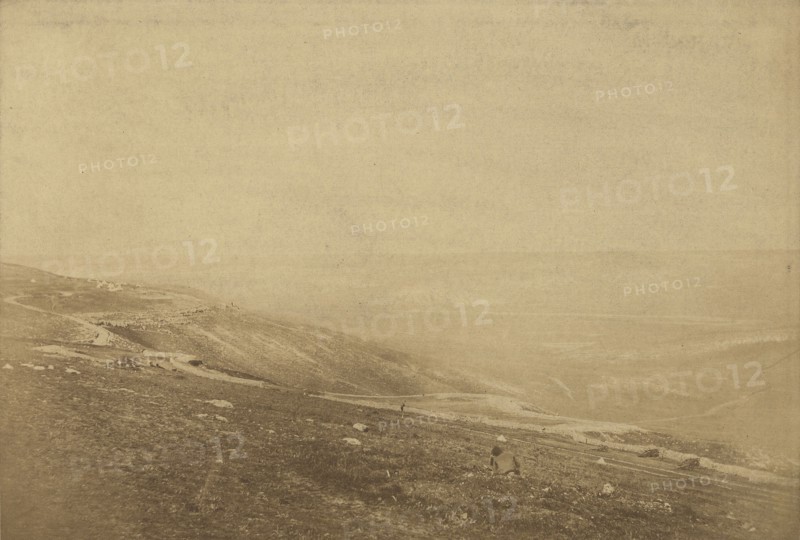 Plains of Balaklava I; Roger Fenton, English, 1819 - 1869, 1855; published February 29, 1856; Salted paper print