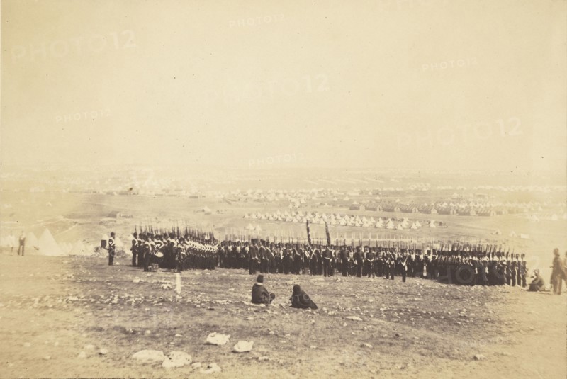 Colonel Shadforth & the 57th Regiment; Roger Fenton, English, 1819 - 1869, 1855; published March 25, 1856; Salted paper print