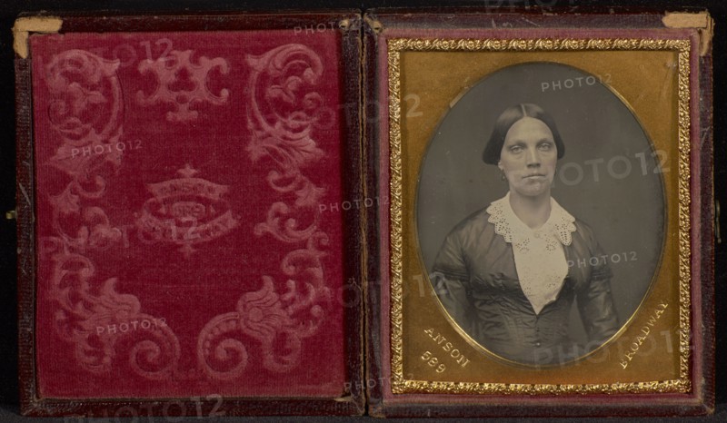 Portrait of a Young Woman; Attributed to Rufus Anson, American, active New York 1851 - 1867, about 1852; Daguerreotype