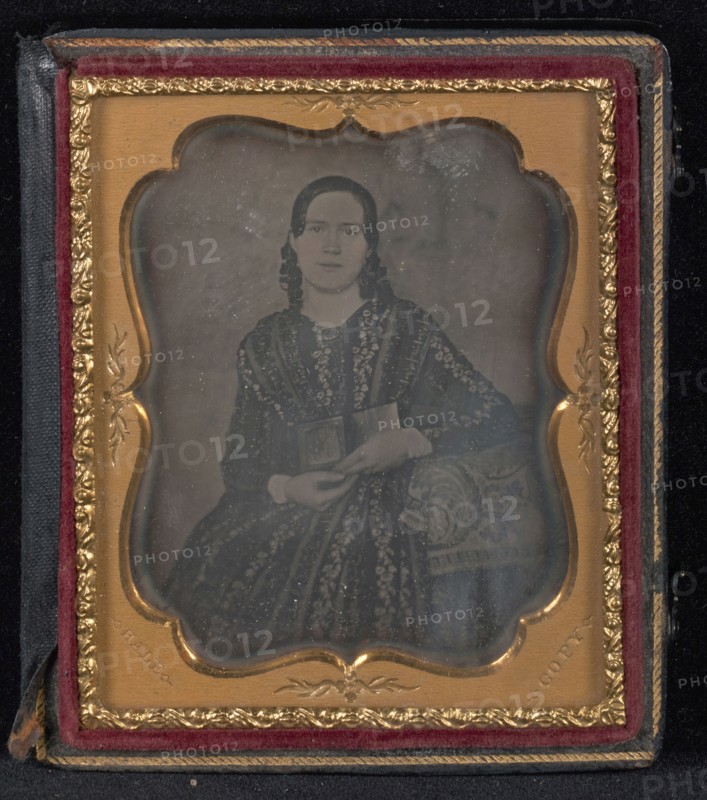 Portrait of Emina Chamberlain; Luther Holman Hale, American, 1821 - 1885, about 1851; Daguerreotype